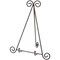 Bard's Black Metal Easel, 15" H x 12" W x 10" D (For 10.5" - 11.5" Plates)